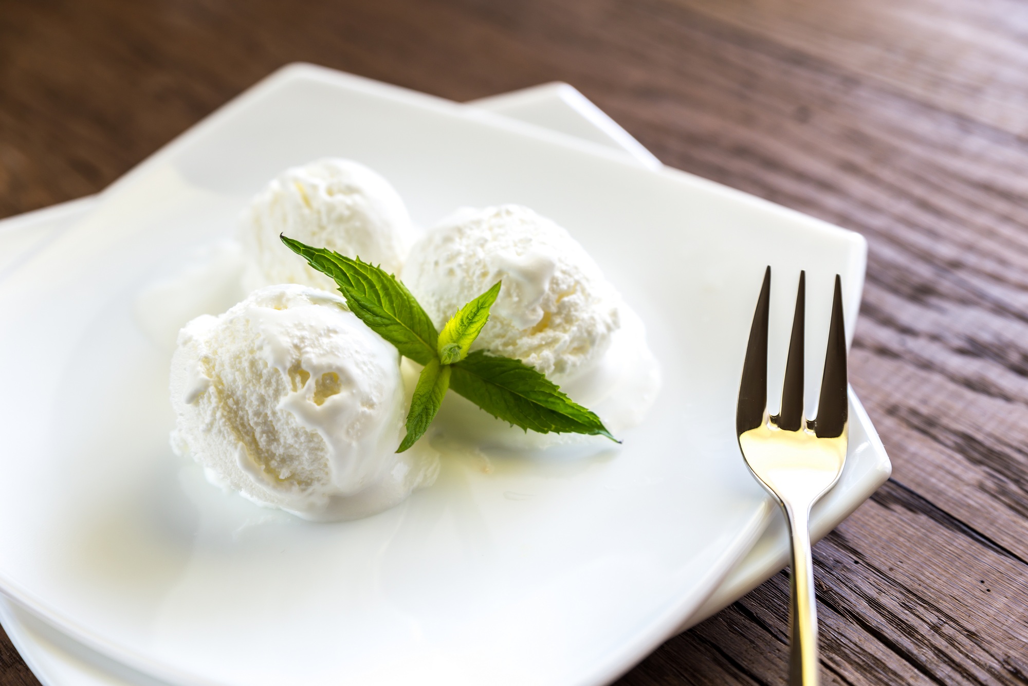 Vanilla ice cream